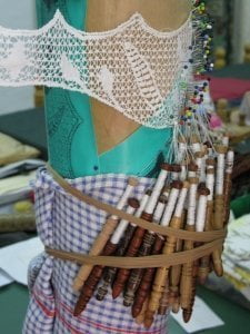 Maltese lace bobbins