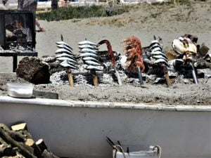 Alcaidesa beach lunch