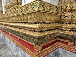 Temple wall Bangkok