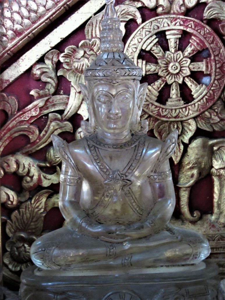 Crystal Buddha, Phra Satang Man, in Wat Chiang Man Chiang Mai