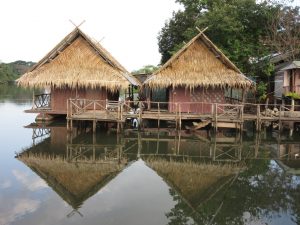 Raft house Kanchanaburi
