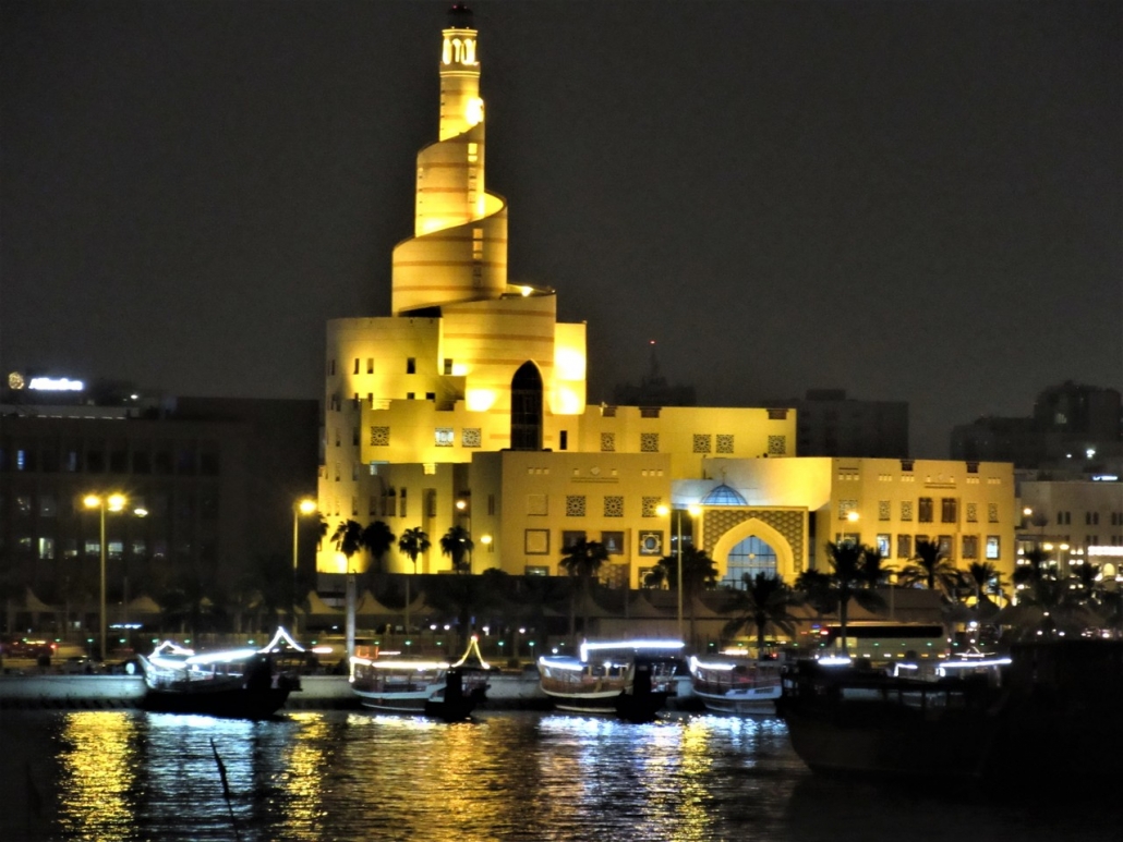 Doha by night, Dhow harbour