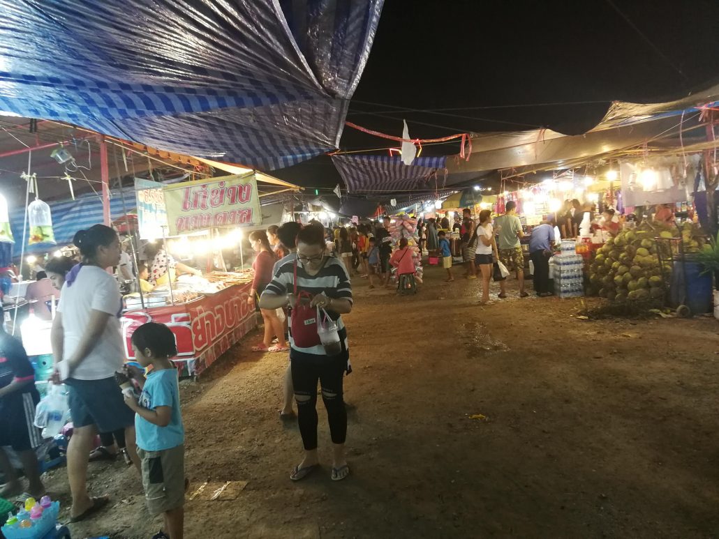 Market Stalls kanchanaburi night market