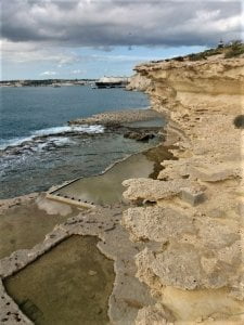 Delimara salt pans