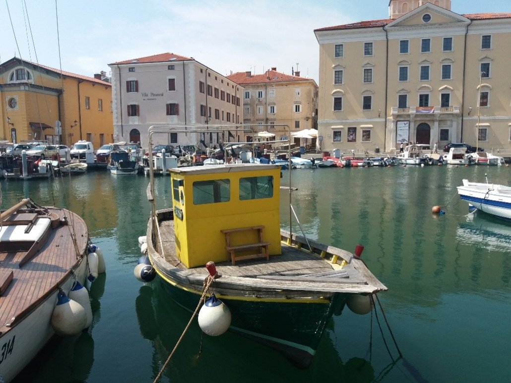 Piran by the harbour