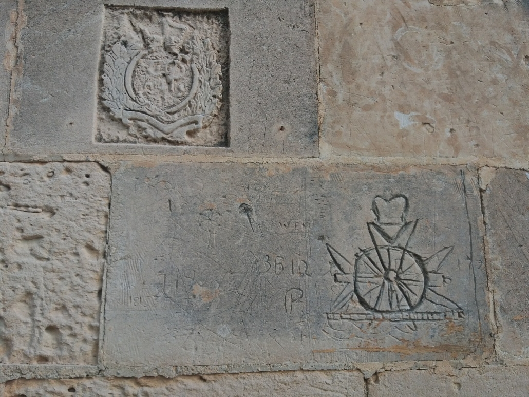 Graffiti on wall at Fort Benghisa Malta