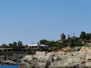 Traditional windmills at Koundouros, Kea-Tzia, Greece