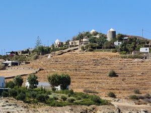 Traditional windmills at Koundouros, Kea-Tzia, Greece