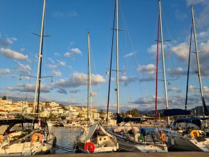 Boats in the harbour at Ermioni, Greece