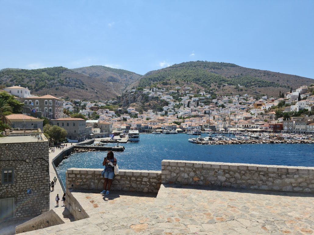 View of Hydra from the battlement