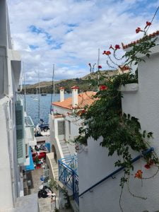 View of Poros Port from above