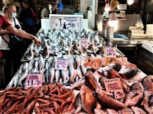 Central fish market in Athens