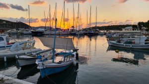 Sunrise at Ermioni Harbour, Greece