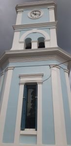 Clock tower in Poros Greece