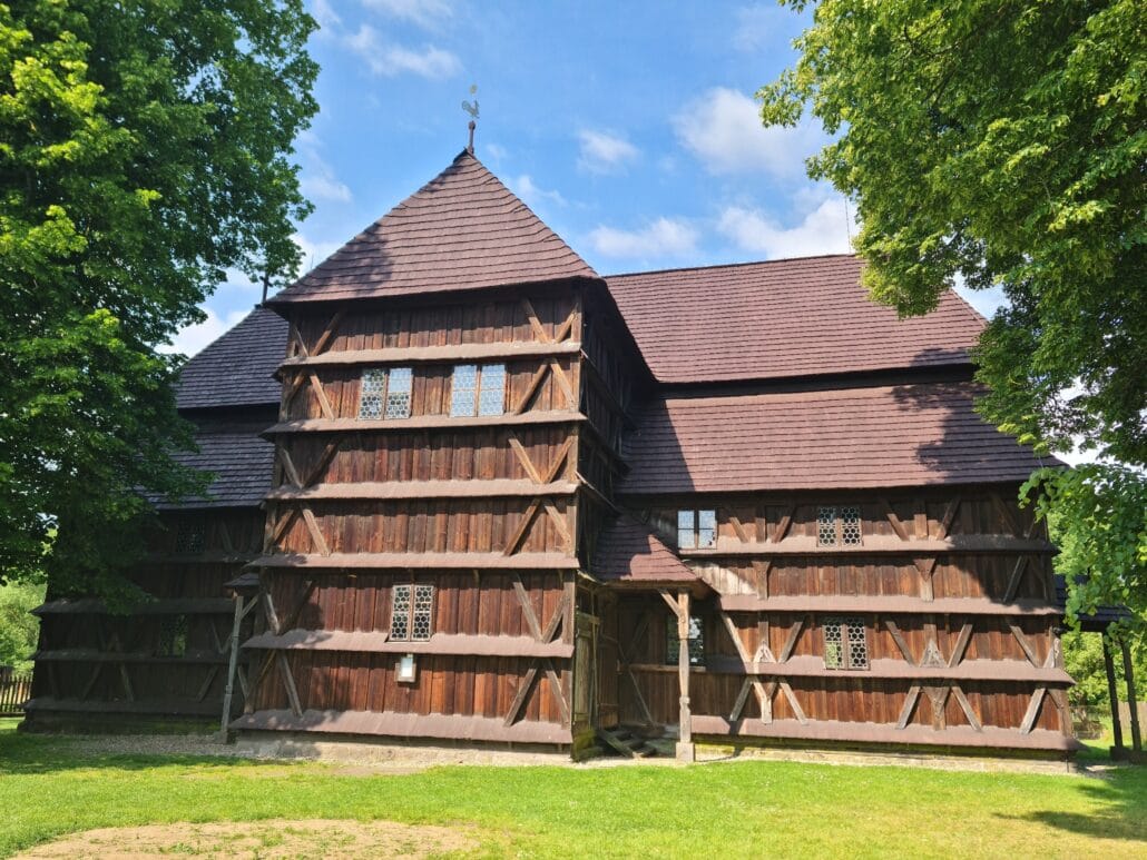 Impressive wooden church from the eighteenth century