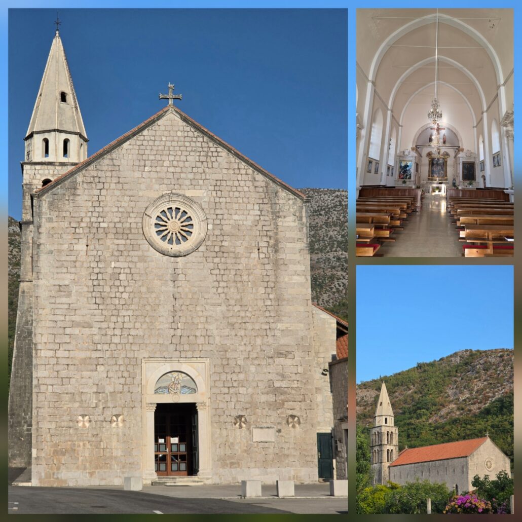 Interior and exterior of a Franciscan monastery