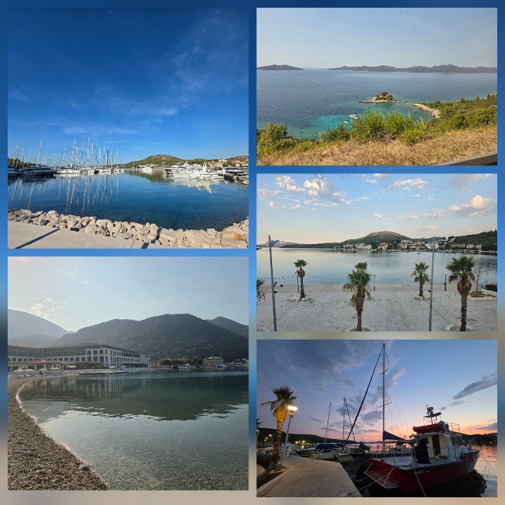 marina, coastal waters, pebble beach, boats moored in a harbour
